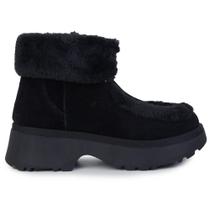 Bota Feminina Sttern Chunky Camurça Preta - 136.07