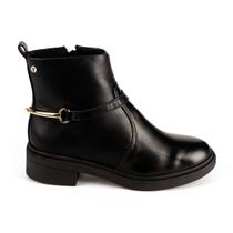 Bota Feminina Tanara Cano Baixo Vertuo Preta - T9111 Bota Feminina Tanara Cano Baixo Vertuo Preta - T9111