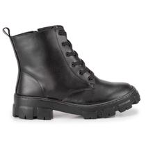Bota Feminina Tendencia Charmosinha Coturno Tratorado Top Bota Feminina Tendencia Charmosinha Coturno Tratorado Top