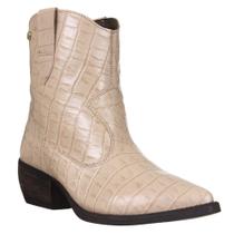 Bota Feminina Texana Bege Giulia Domna 33747