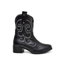 Bota Feminina Texana Cano Médio Rodeio Western Bota Feminina Texana Cano Médio Rodeio Western