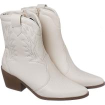 Bota Feminina Texana Country Bico Fino Western Blogueira - Fashionei