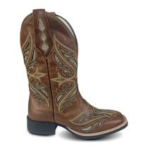 Bota Feminina Texana Country Couro Legítimo Paint Horse Bota Feminina Texana Country Couro Legítimo Paint Horse