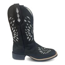 Bota Feminina Texana Country Couro Legítimo Paint Horse