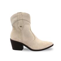 Bota Feminina Texana Dakota Salto Bloco Bico Fino Arbo Da062