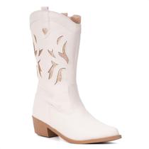 Bota Feminina Texana Infantil Western Cano Longo Bordada