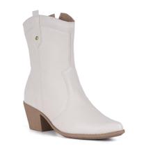 Bota Feminina Texana Western Country Bico Fino Salto Grosso