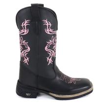 Bota Feminina Texana Western Couro Legítimo Bordado Bota Feminina Texana Western Couro Legítimo Bordado
