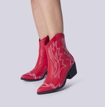 Bota Feminina Texana Western Rodeio Coturno Jaqueline Costa