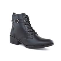 Bota Feminina Texas Low Cab Cadarço com Zíper Detalhe Fivela Bota Feminina Texas Low Cab Cadarço com Zíper Detalhe Fivela