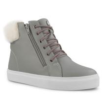 Bota feminina The Box Lace forrada em lã Ref.:22910