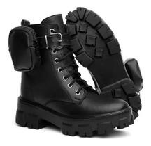 Bota Feminina Tratorada Blogueira Rosa Helena Bota Feminina Tratorada Blogueira Rosa Helena