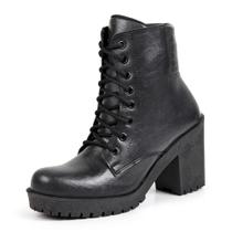 Bota Feminina Tratorada Fechamento Cadarço Stefanini Bota Feminina Tratorada Fechamento Cadarço Stefanini