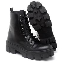 Bota Feminina Tratorada plataforma Blogueirinha Moda Tendência Botas Moda Qualidade Excelente