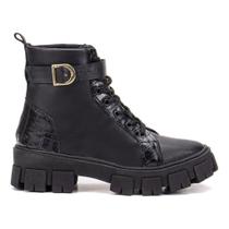 Bota Feminina Tratorada Salto Baixo Confortável