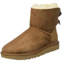 Bota Feminina UGG Mini Bailey Bow II Castanha - Tamanho 11