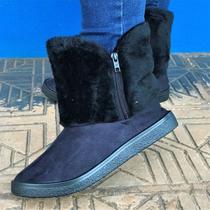 Bota Feminina Ugg Ziper Preto-BlackBoar