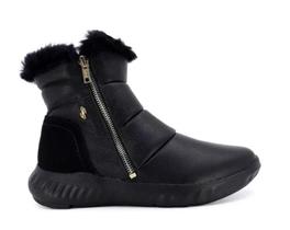 Bota Feminina Usaflex AH3509 em Couro Natural Bota Feminina Usaflex AH3509 em Couro Natural