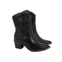 Bota Feminina Via Marte 2703 Napa Preto