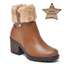 Bota Feminina Via Marte Couro Legítimo 227501 Bota Feminina Via Marte Couro Legítimo 227501