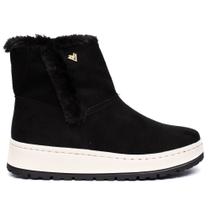 Bota Feminina Via Marte Flatform Peluciado Preto
