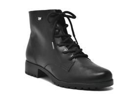 Bota Feminina Via Marte Preta Cadarço 031001 Bota Feminina Via Marte Preta Cadarço 031001