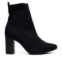 Bota Feminina Via Marte Tec. Knit Sock Boot Preto Bota Feminina Via Marte Tec. Knit Sock Boot Preto