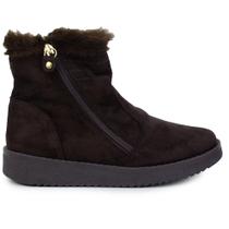 Bota Feminina Via Telli Camurça Marrom Café - 109UGG