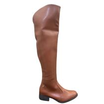 Bota feminina via uno 050444 cano longo 53cm cobre o joelho
