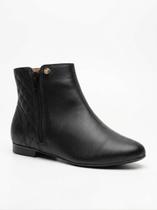 Bota Feminina Via Uno Cano Curto Rasteira 072104 Bota Feminina Via Uno Cano Curto Rasteira 072104