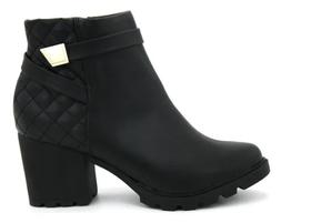 Bota Feminina Via Uno Cano Curto Tratorada 475031 Bota Feminina Via Uno Cano Curto Tratorada 475031