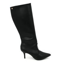 Bota feminina via uno cano longo salto agulha 7 centimetro 156087