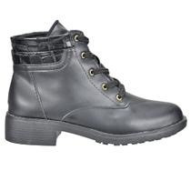 Bota Feminina Villa Rosa Cuturno Cadarço Presente 151725104 Bota Feminina Villa Rosa Cuturno Cadarço Presente 151725104