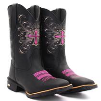 Bota Feminina Vivace Cruz BK Pé Preto / Cano Preto Bota Feminina Vivace Cruz BK Pé Preto / Cano Preto