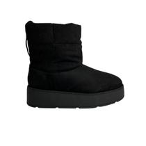 Bota Feminina Vizzano Camurça Strech Duo Flatform
