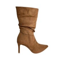 Bota Feminina Vizzano Camurça Stretch Duo Salto Fino Slouch Bota Feminina Vizzano Camurça Stretch Duo Salto Fino Slouch