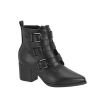 Bota Feminina Vizzano Cano Curto Napa Floather Zurique