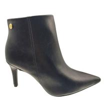 Bota Feminina Vizzano Cano Curto Salto Fino Elegante Cor:PretoTamanho:38 Bota Feminina Vizzano Cano Curto Salto Fino Elegante Cor:PretoTamanho:38