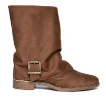 Bota Feminina Vizzano Cano Médio Capa Fivela Caramelo Bota Feminina Vizzano Cano Médio Capa Fivela Caramelo