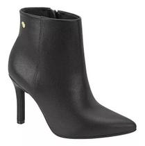 Bota Feminina Vizzano Salto Agulha Médio Bico Fino 3049219