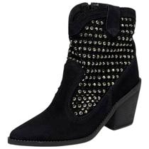 Bota Feminina Western Country Strass Boho Conforto Cacci Bota Feminina Western Country Strass Boho Conforto Cacci