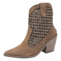 Bota Feminina Western Country Strass Boho Conforto Cacci Bota Feminina Western Country Strass Boho Conforto Cacci