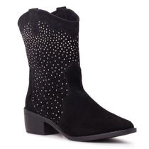 Bota Feminina Western Country Texana Cano Médio Tendência Moda Inverno 2023 Bota Feminina Western Country Texana Cano Médio Tendência Moda Inverno 2023