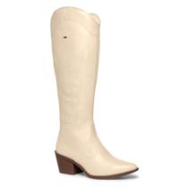 Bota Feminina Western Dakota Coutry Cano Alto Salto Bloco G8031