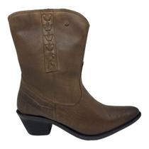 Bota Feminina Western Perlatto em Couro Bota Feminina Western Perlatto em Couro