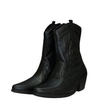 Bota Feminina Western Preto Cor:CarameloTamanho:35 Bota Feminina Western Preto Cor:CarameloTamanho:35
