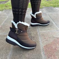 Bota Feminina Zamara Forrada com Lã Nobuck e Nylon