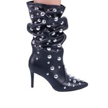 Bota Feminina Zariff com Maxi Esferas 2020-6521 Bota Feminina Zariff com Maxi Esferas 2020-6521