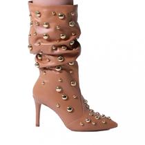 Bota Feminina Zariff com Maxi Esferas 2020-6521 Bota Feminina Zariff com Maxi Esferas 2020-6521