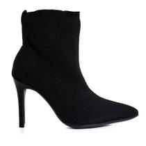 Bota Feminina Zariff Salto Fino Preto